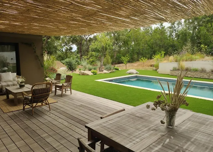 Avec Piscine Porto-vecchio Corsica 别墅